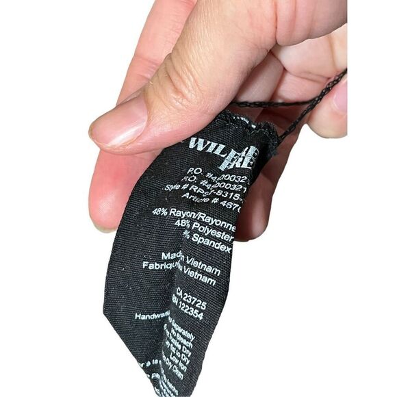 Aritzia Wilfred Free Lisiere Bodycon V-Neck Heathered Midi Dress Size Small - Picture 7 of 8